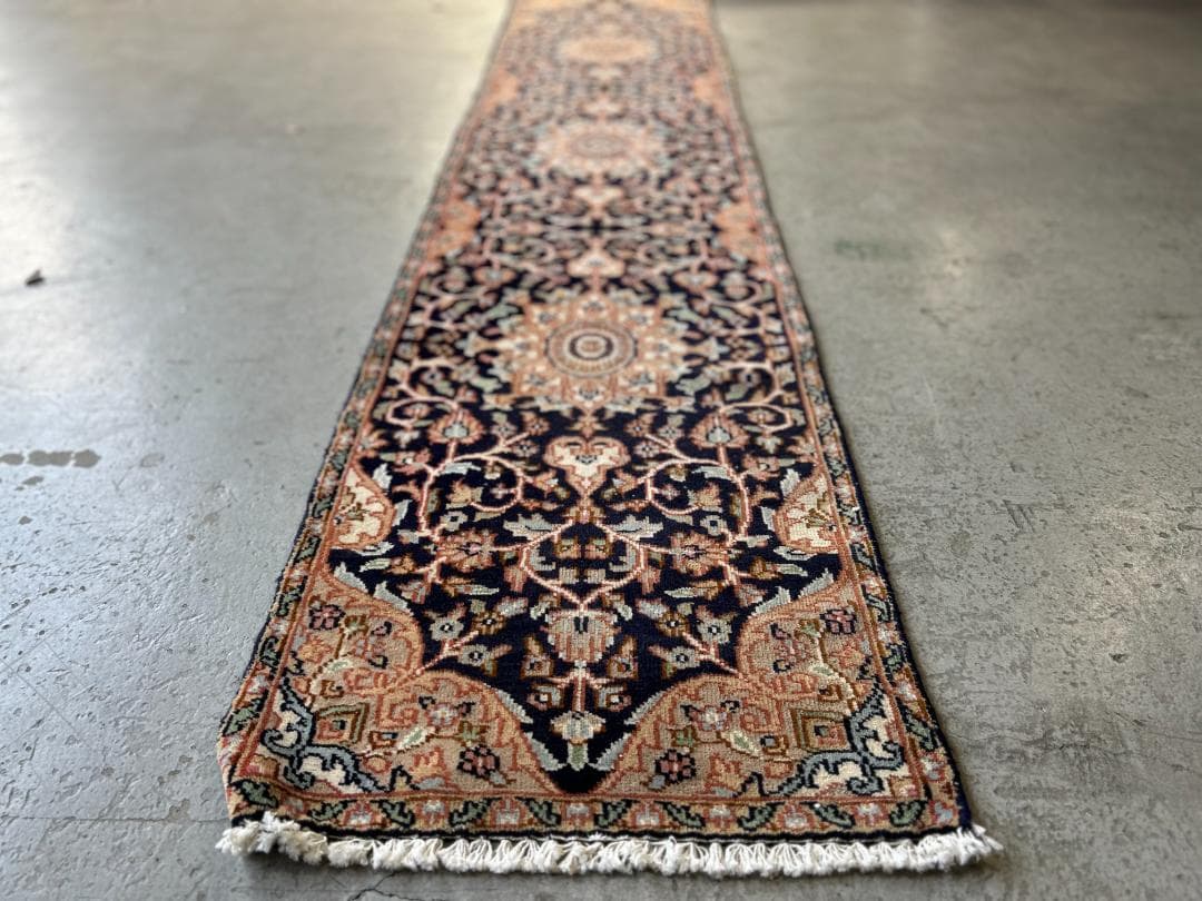 【Vintage rug】258×54cm｜ヴィンテージランナーラグ