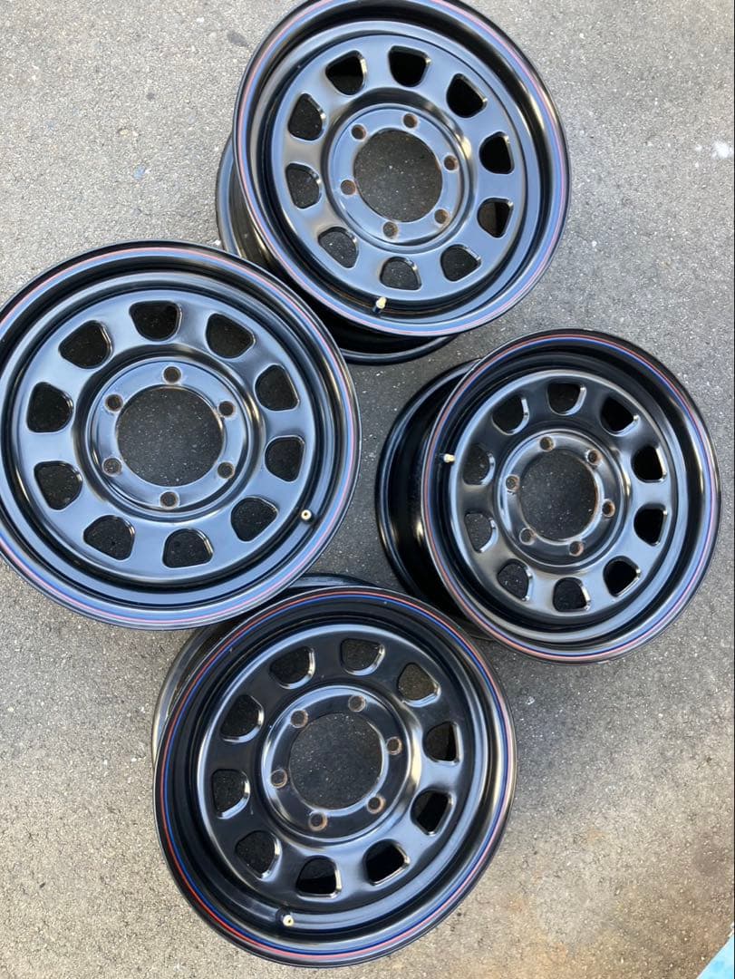 デイトナ BLACK15インチ スチールホイール４本セット