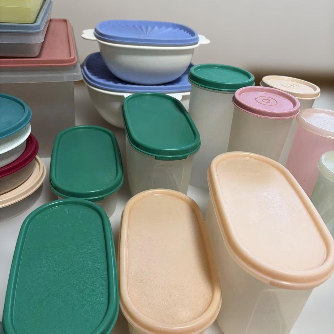 Tupperware　食品保存容器　まとめ売り　35点　昭和レトロ
