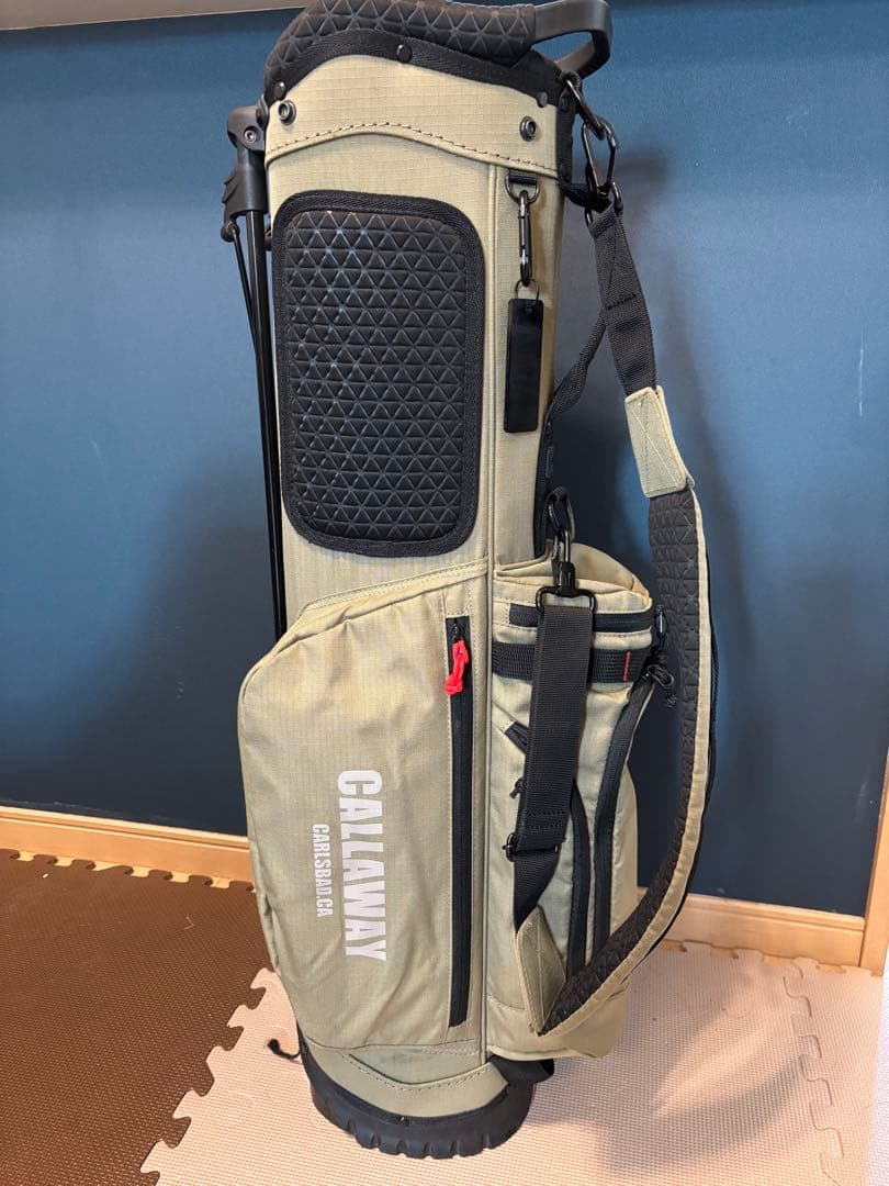 キャロウェイ　キャディバッグ　ベージュ　ダークサンド　レイドバック