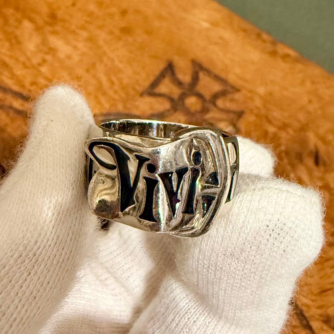 お箱類込/現行/正規美品 Vivienne Westwood ベルトリング M