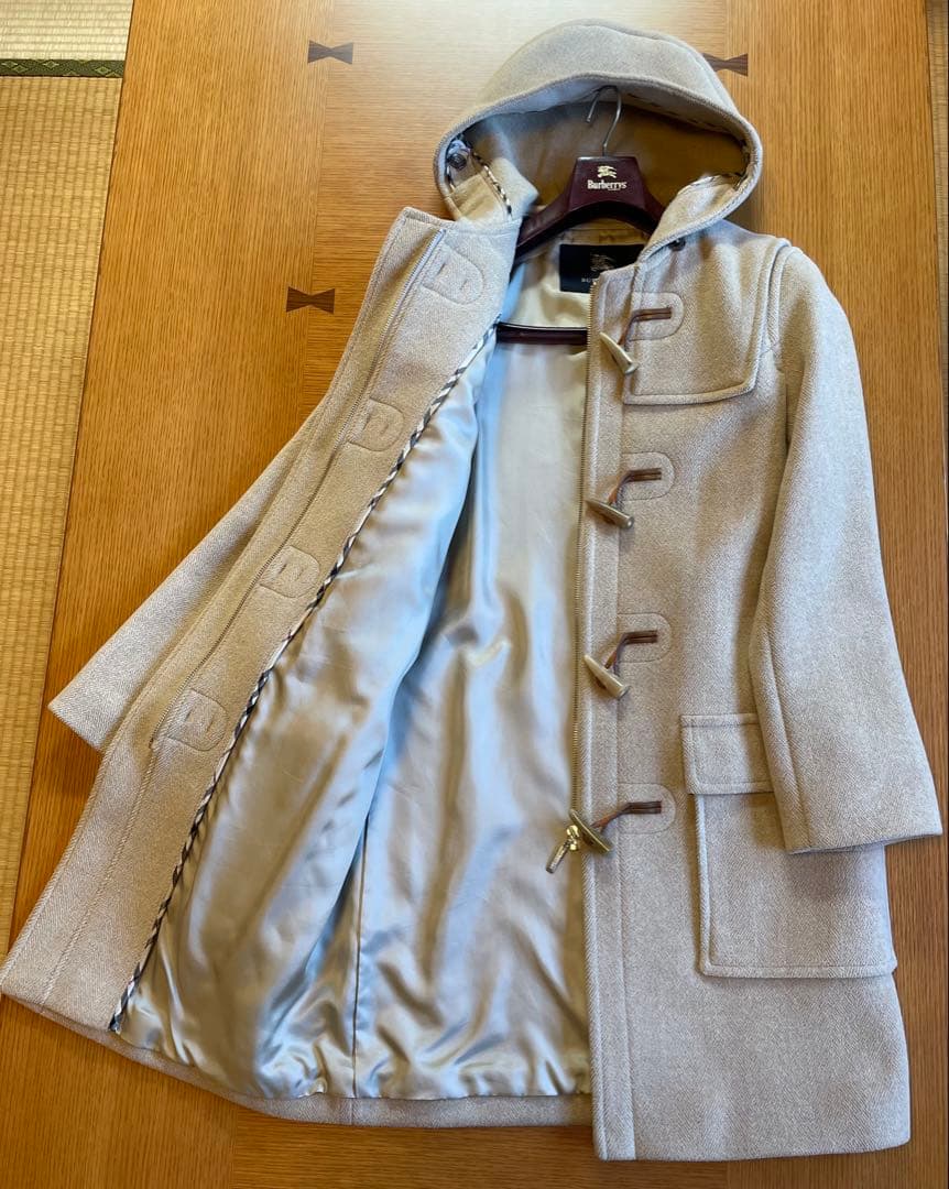 【極美品】BURBERRY LONDON バーバリーハニーベージュダッフルコート