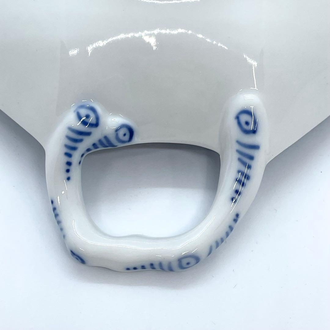 ☆【極美品】ロイヤルコペンハーゲン ブルーフルーテッドプレイン リーフディッシュ