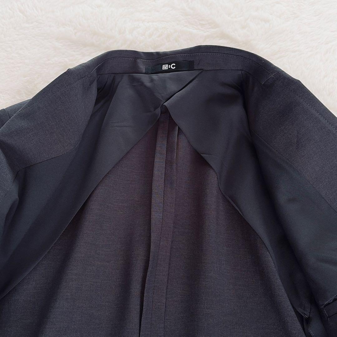 新品タグ付✨【ユニクロ】C 感動ダブルジャケット タックワイドパンツ セット S