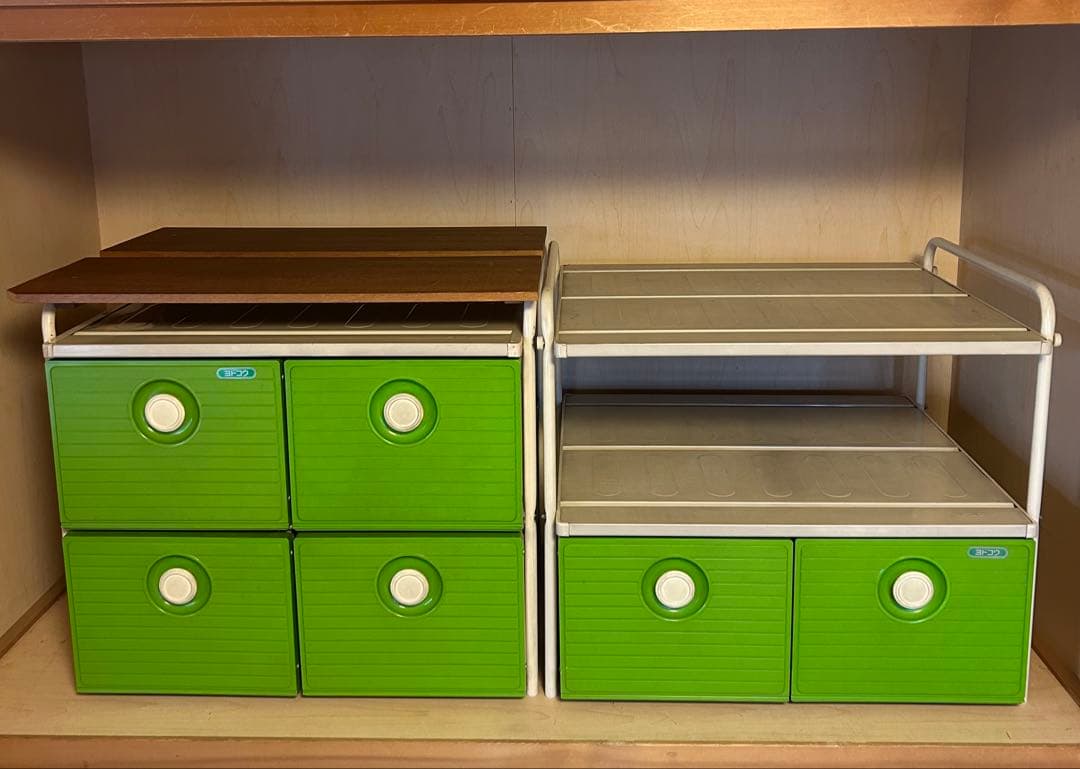 昭和レトロ　希少　ヨドコウ　スチール製押入れ収納　2台　直接お渡し