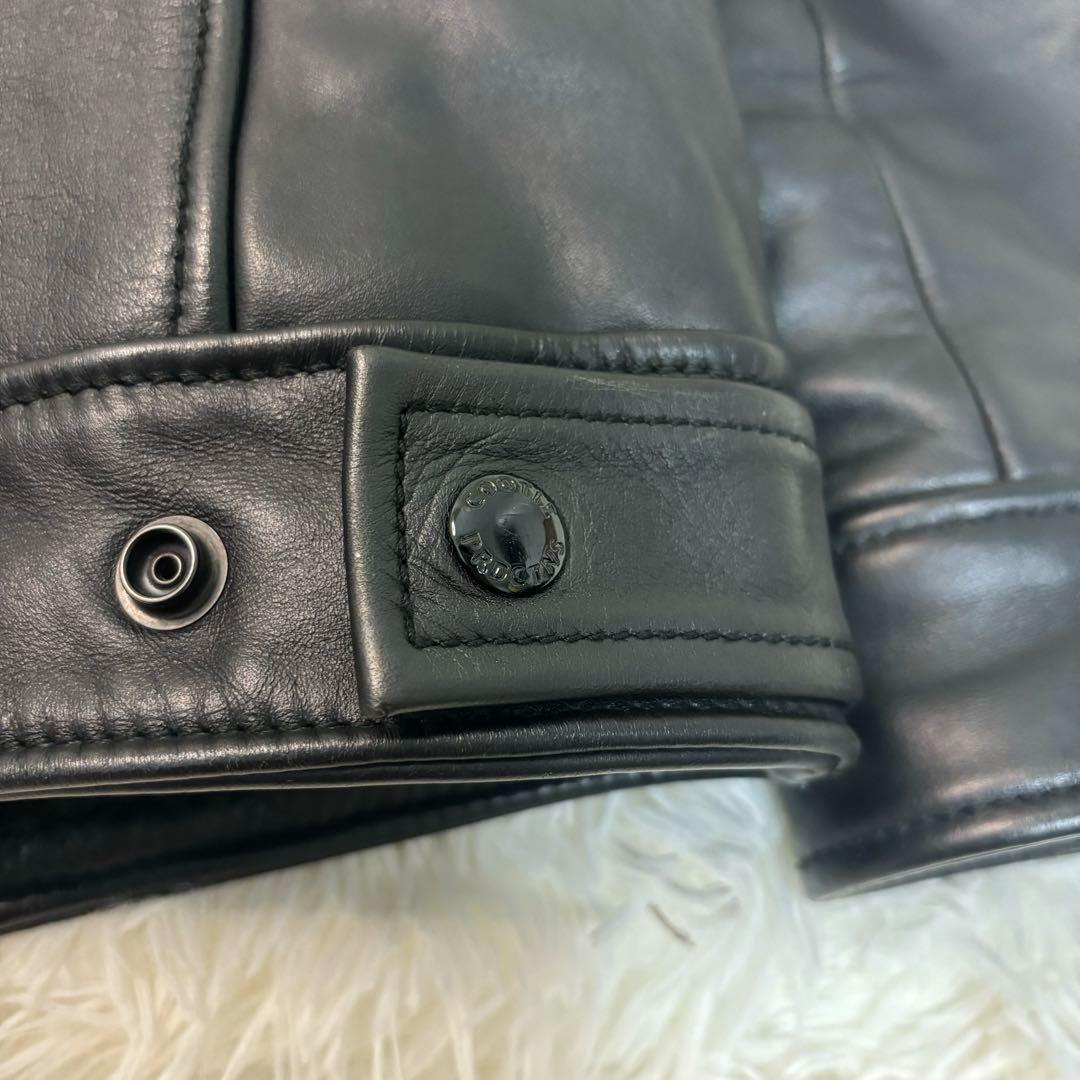 極美品✨クーティ レザー ライダース 本革　シングル ジップ　降谷　KJ