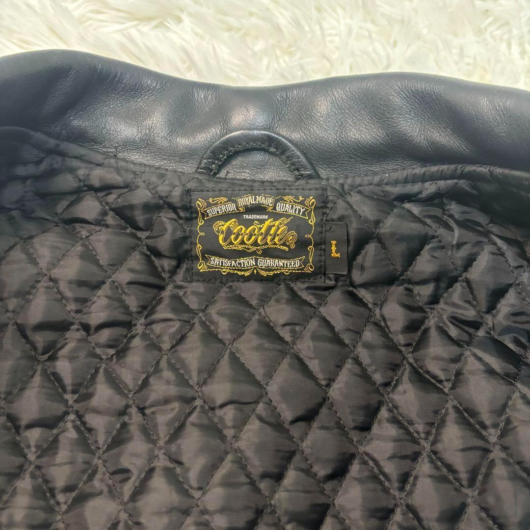 極美品✨クーティ レザー ライダース 本革　シングル ジップ　降谷　KJ