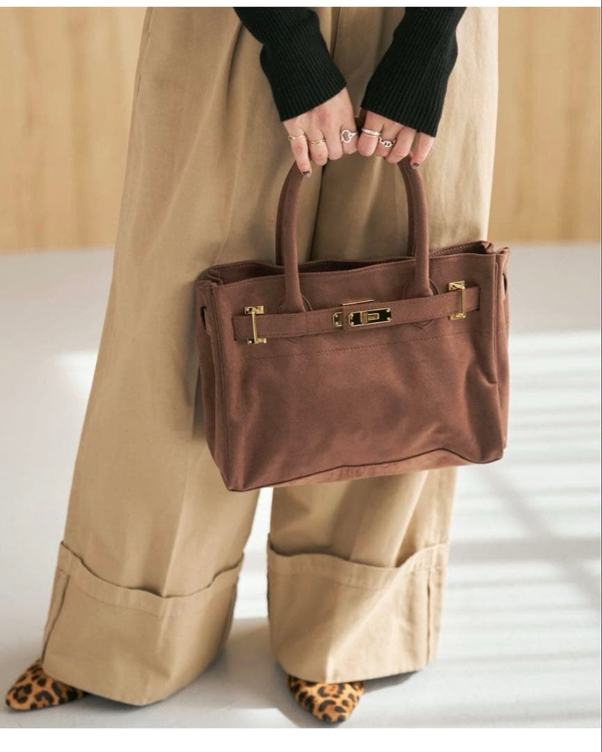 新品⭐︎sita parantica SS別注 フェイクスエードトートバッグ 茶色