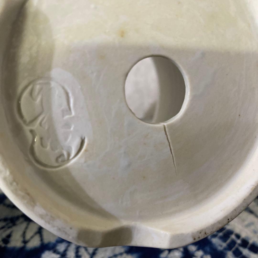 真葛香山　染付　蘭鉢　盆栽