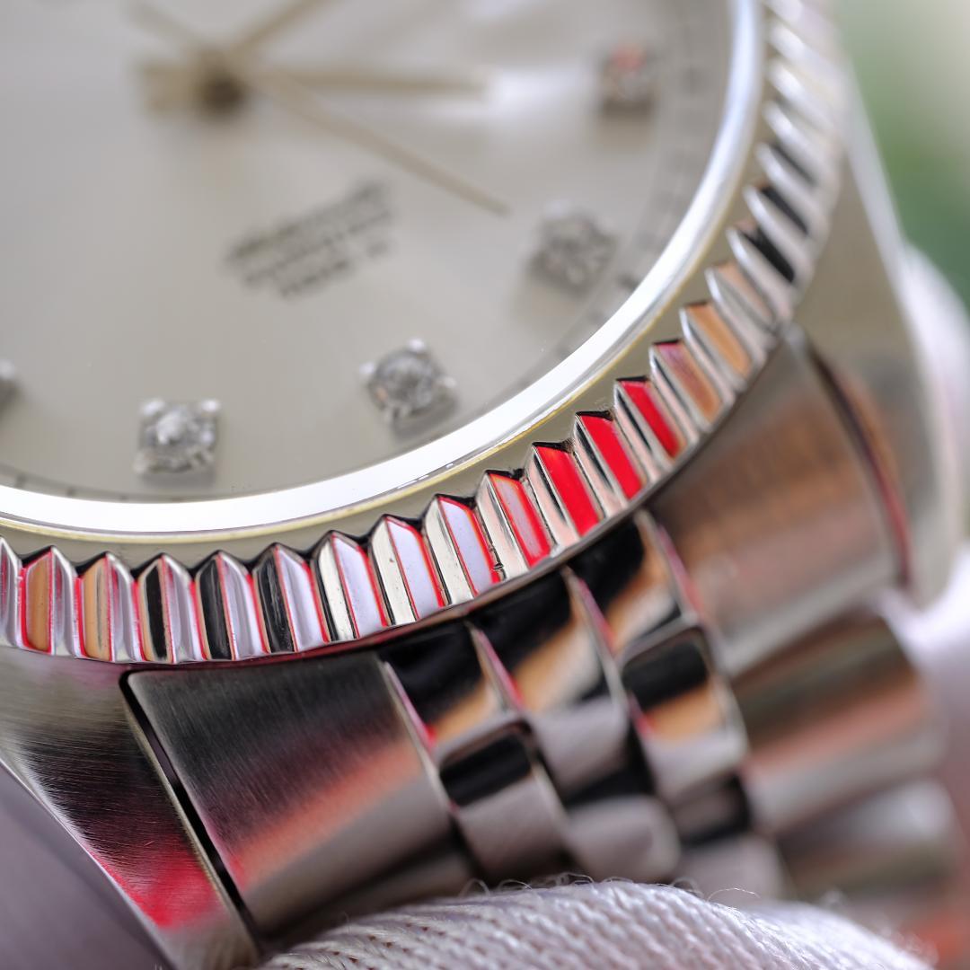 オリエント President ホワイト 美品