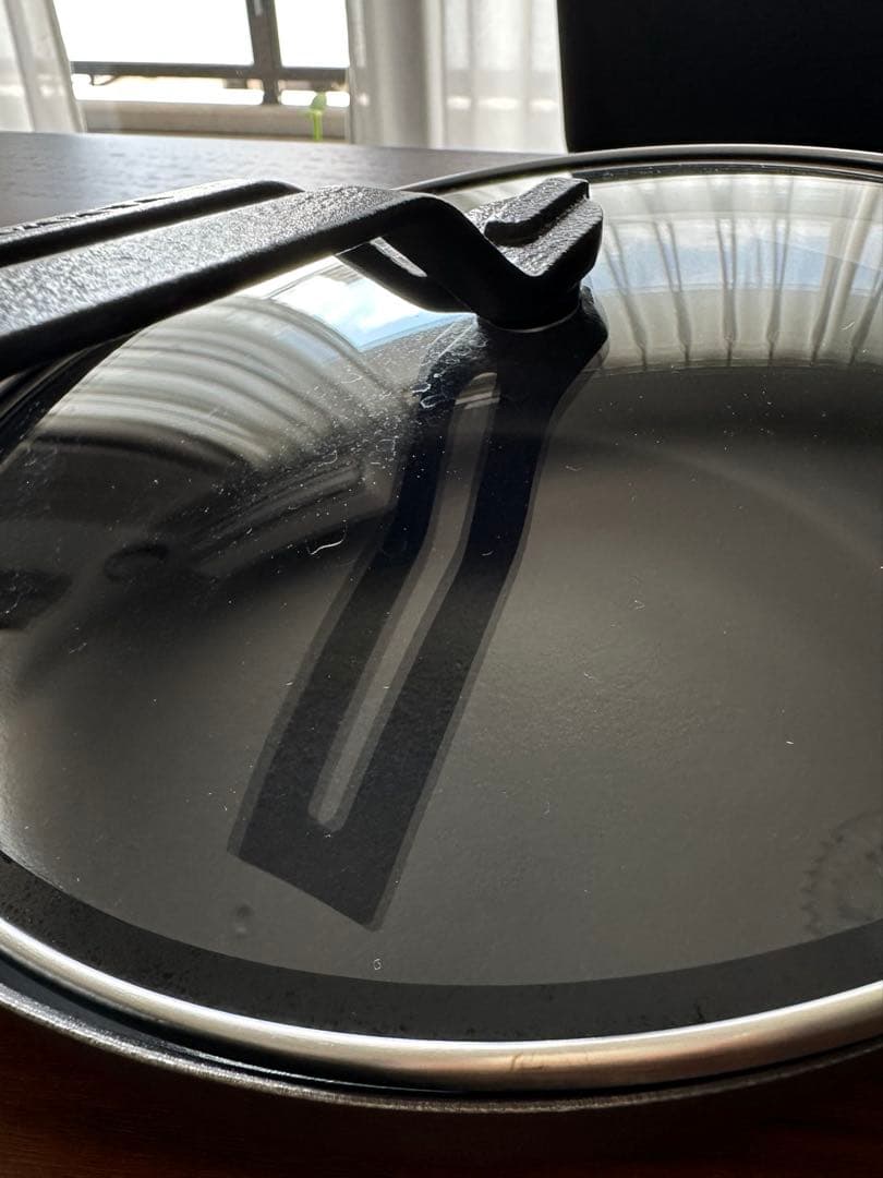 バーミキュラ　24cm フライパン　浅型　ガラス蓋セット