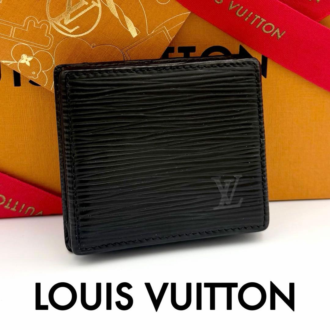 ルイヴィトン エピ ポルトモネボワット ケース 小銭入れ ブラック 黒