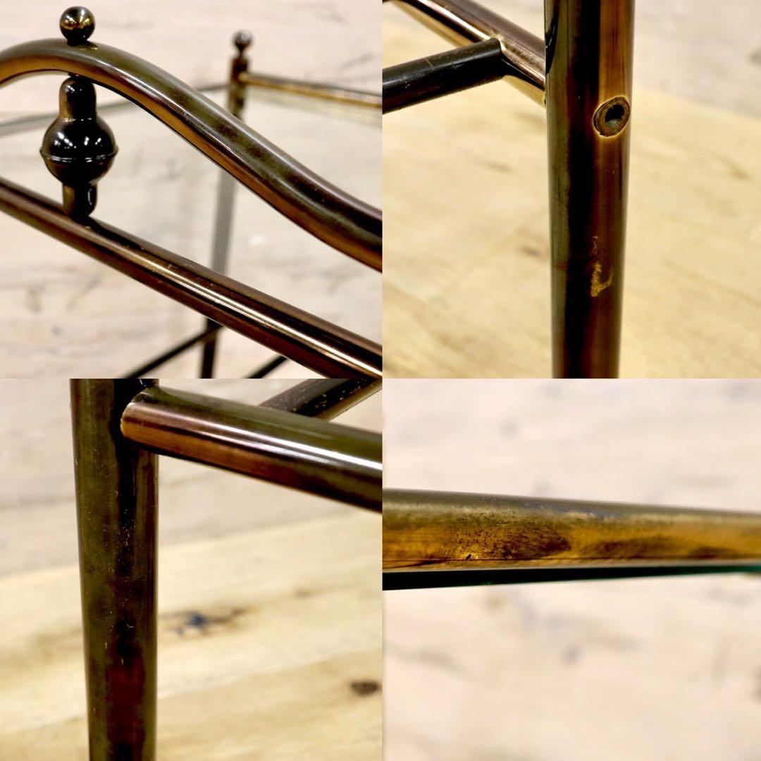 GMHS560B○サイドテーブル ベッドサイドテーブル ガラステーブル 花台