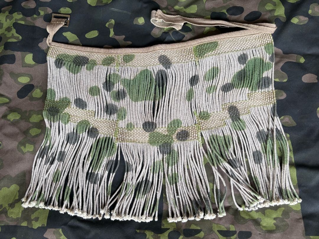 ドイツ軍 武装親衛隊 顔面偽装具 カモフラージュフェイスベール