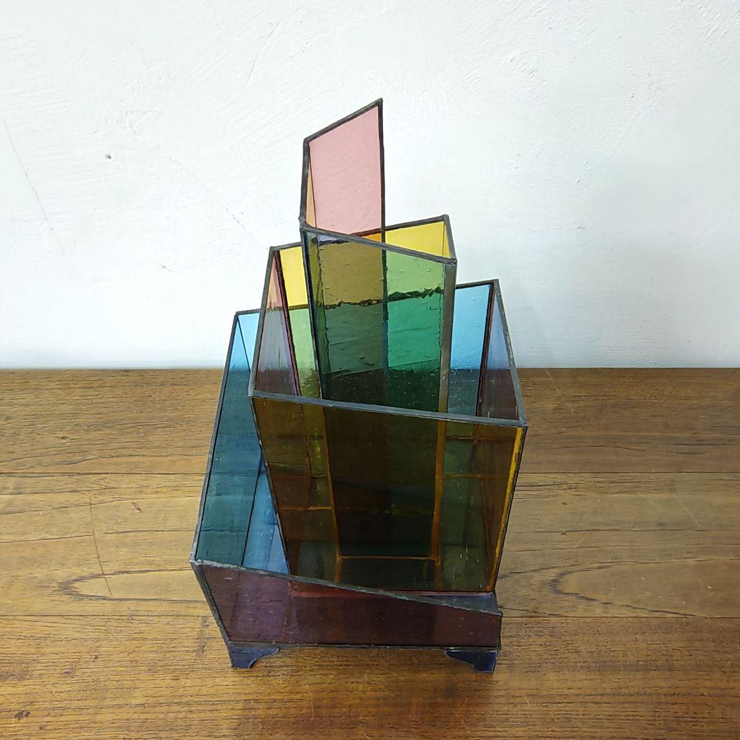 【Stained glass】ステンドグラス　オブジェ