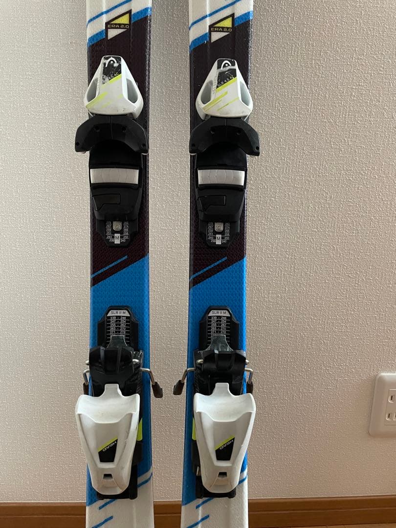 スキー板　子供　127㎝　調整金具付き　HEAD