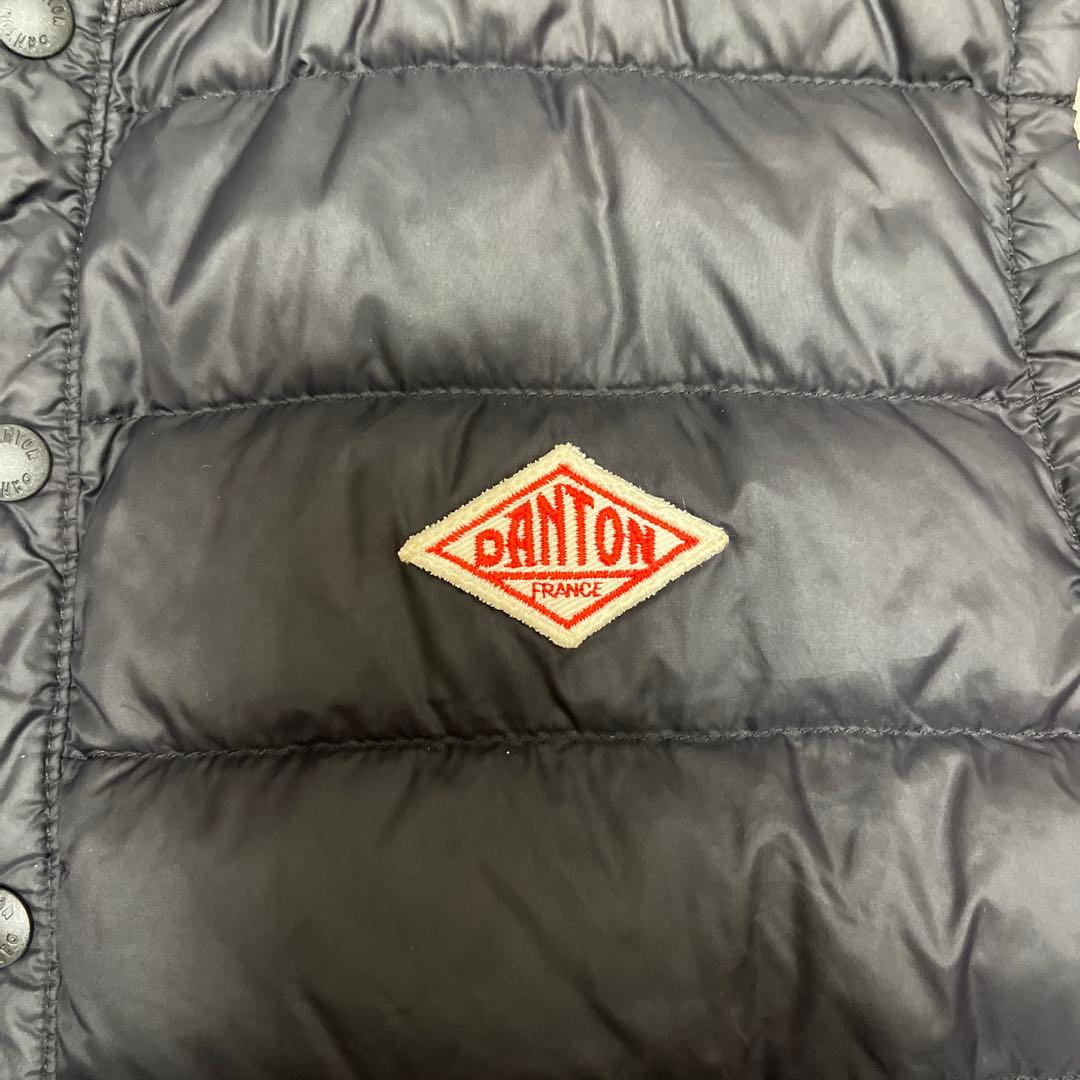 DANTON ダウンベスト サイズ36 黒
