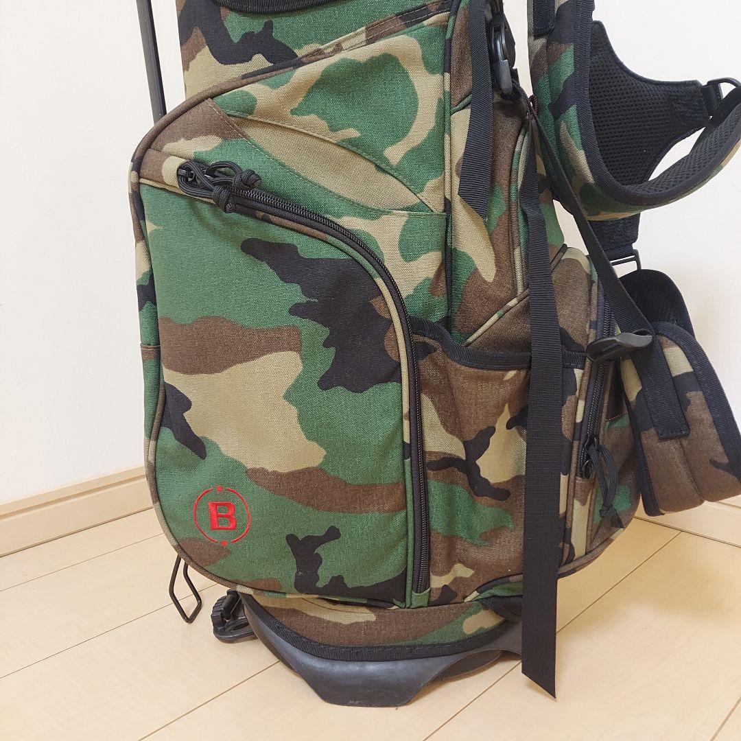 BRIEFING ブリーフィング キャディバッグ スタンド カモフラ ★美品