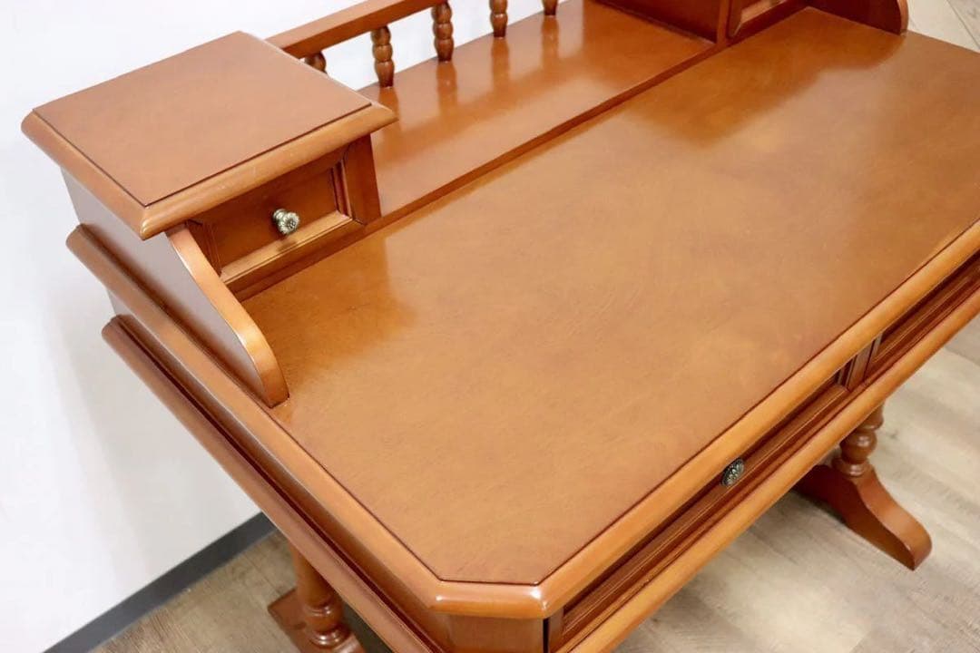 GMGN235○イタリア製 アンティーク コンソールデスク ライティングデスク