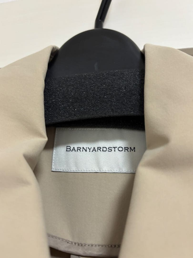 BARNYARDSTORM ベージュ ステンカラーロングコートSサイズ