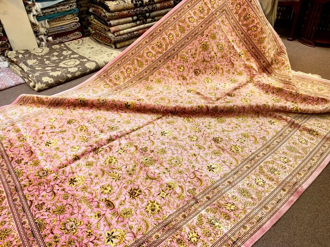 ペルシャ、イラン、シルクカーペット/サイズ:200x300cm…. .mp3pg