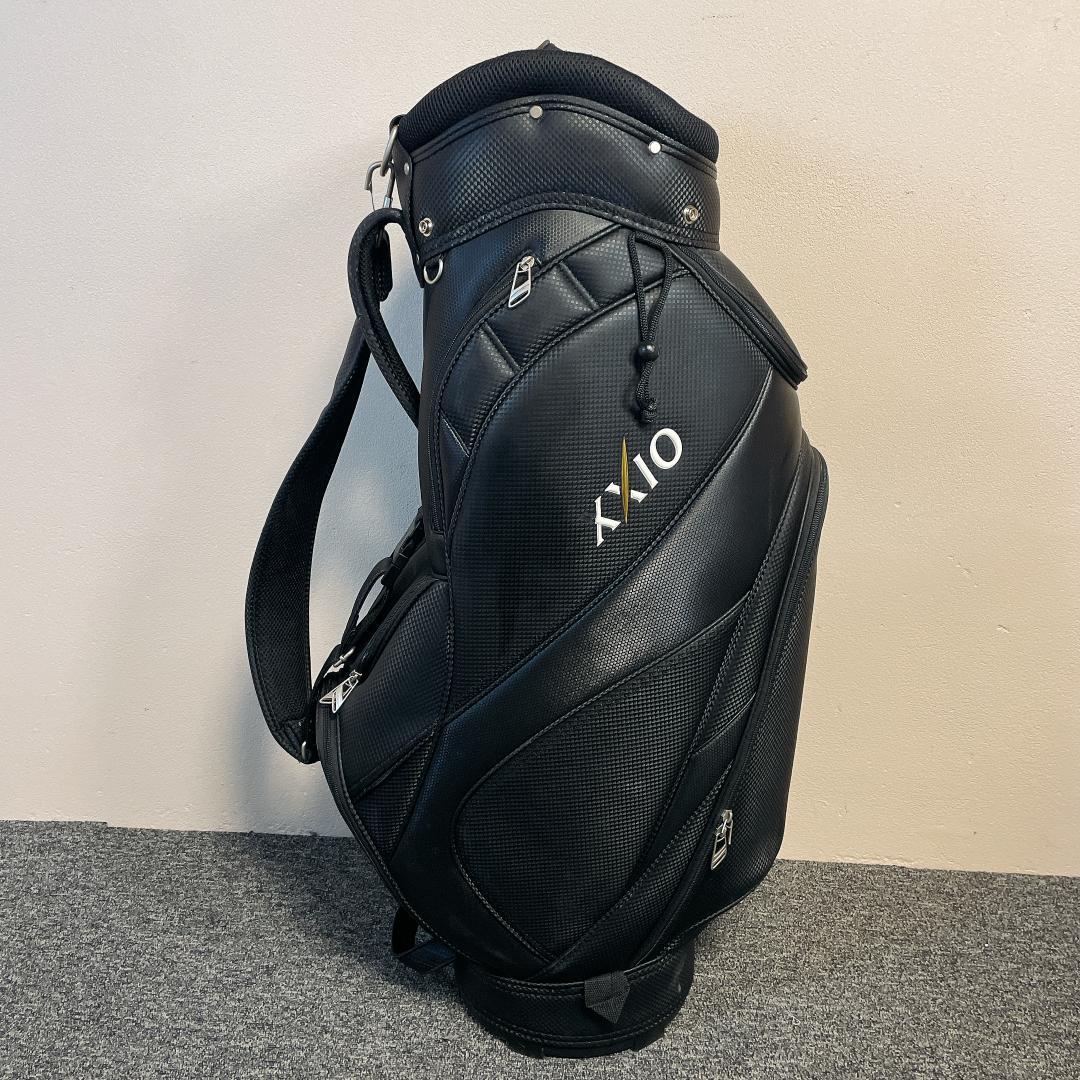 XXIO ゼクシオ キャディバッグ 5分割 カーボン調 ブラック 黒