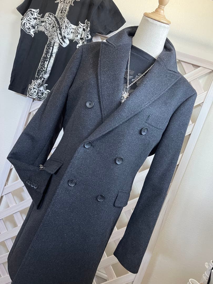 レア　⭐︎ex/tra カシミア100% NICOLE チェスター48