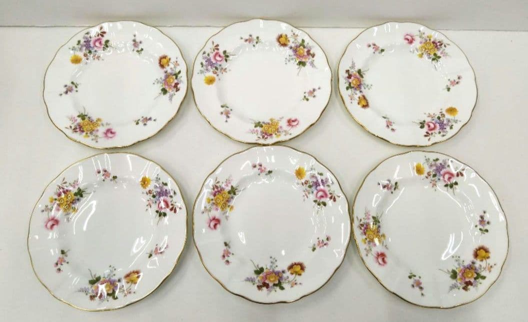 英国 アンティーク ロイヤルクラウンダービー ポジー プレート 6枚