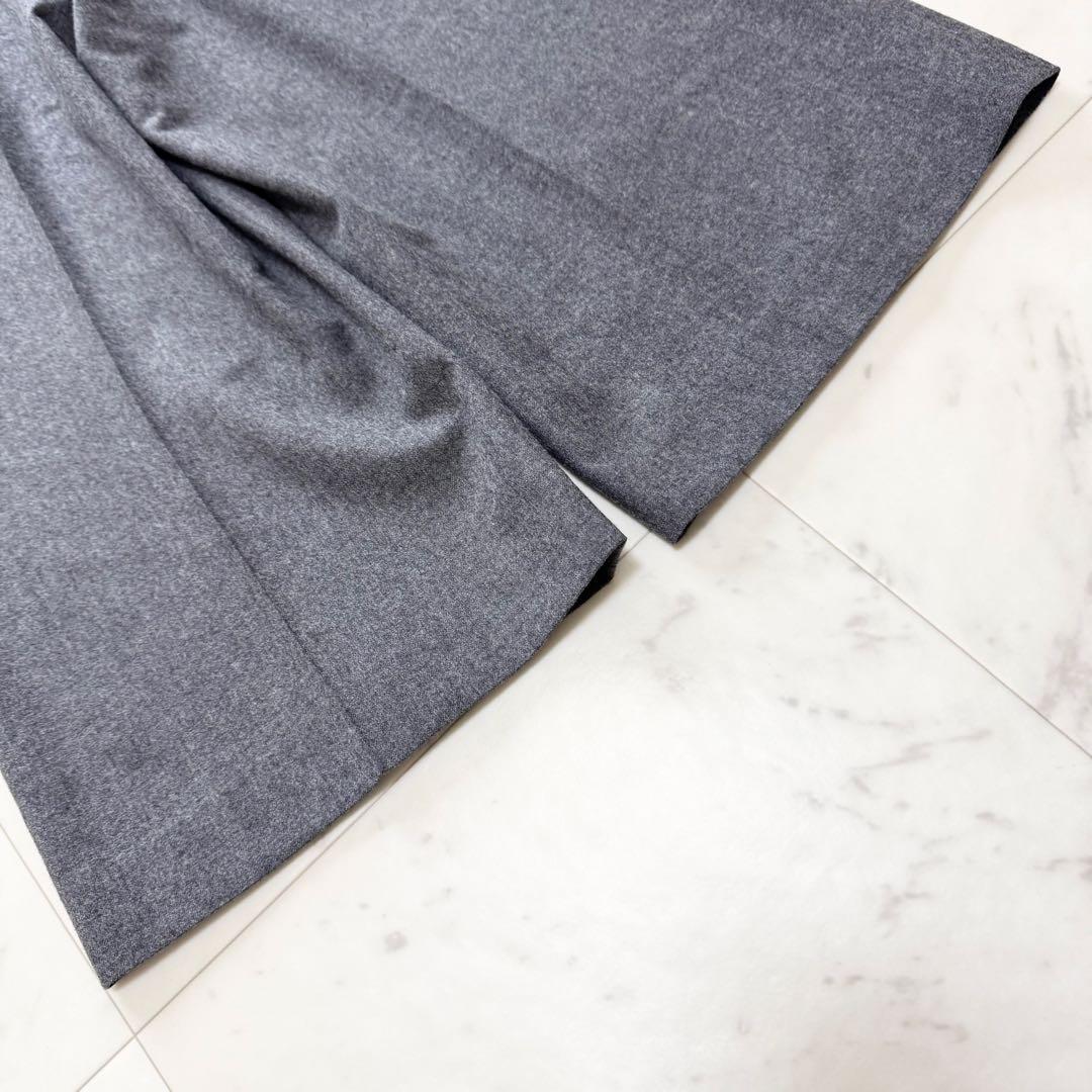 【theory luxe】セオリー パンツスーツ ワイドパンツ ノーカラー