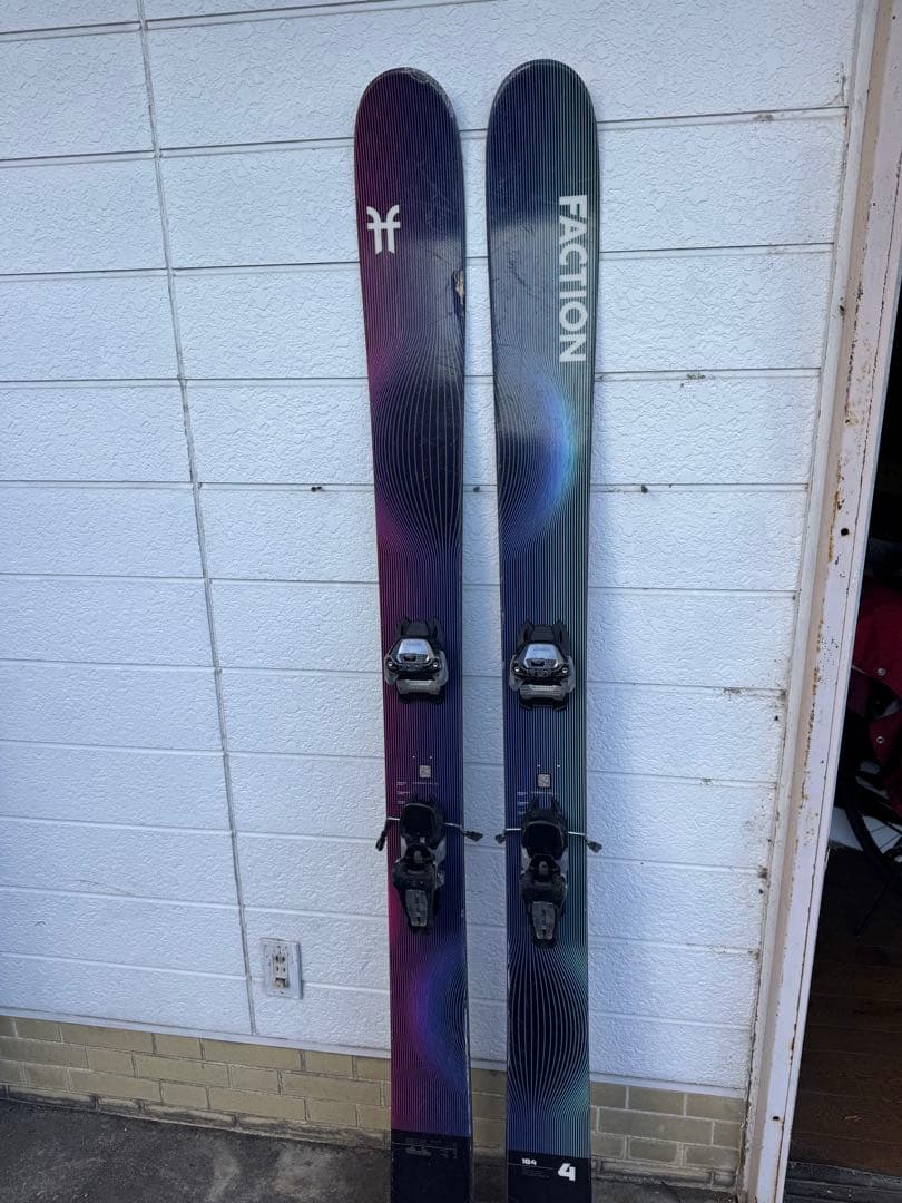FACTION スキー板 4 バインディング付