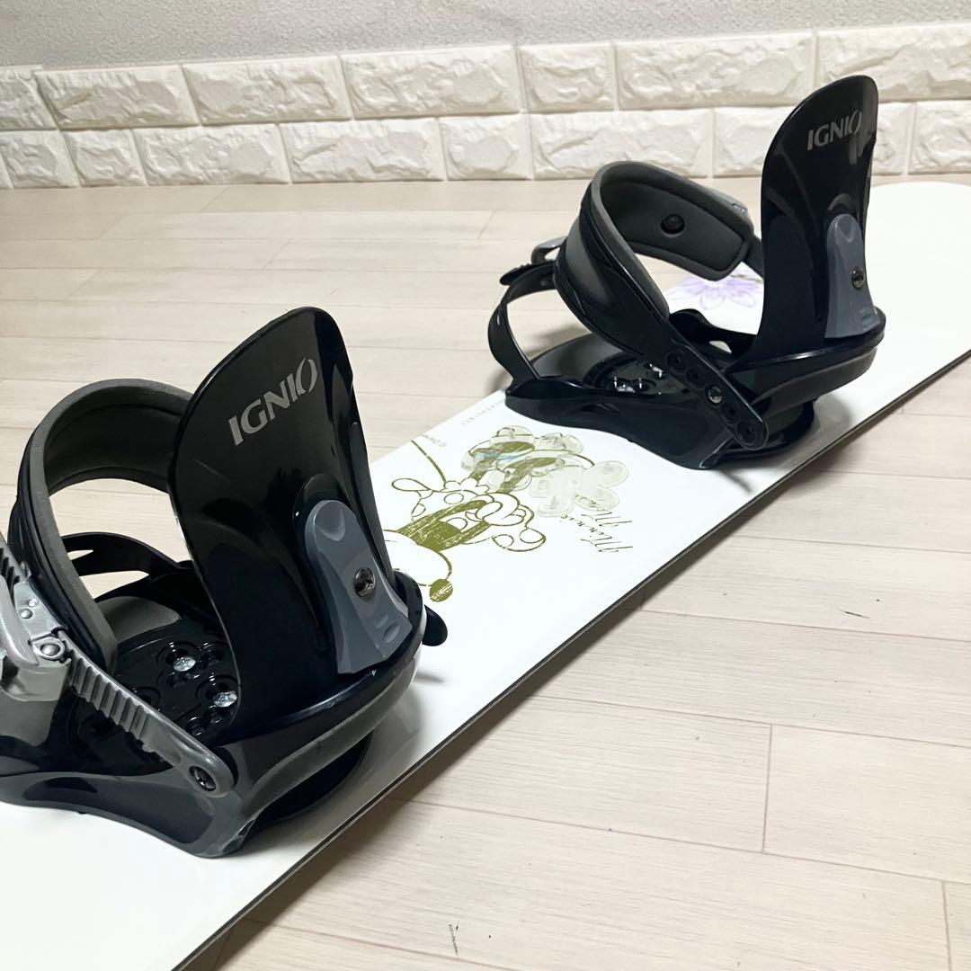 バック付/Hart&Disneyハートディズニーミニーマウス スノーボード138