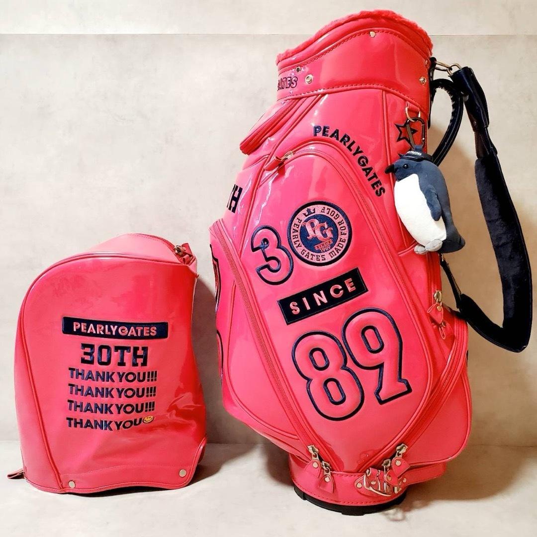 希少・激レア パーリーゲイツ 30周年限定 ゴルフバッグ ピンク キャディバッグ