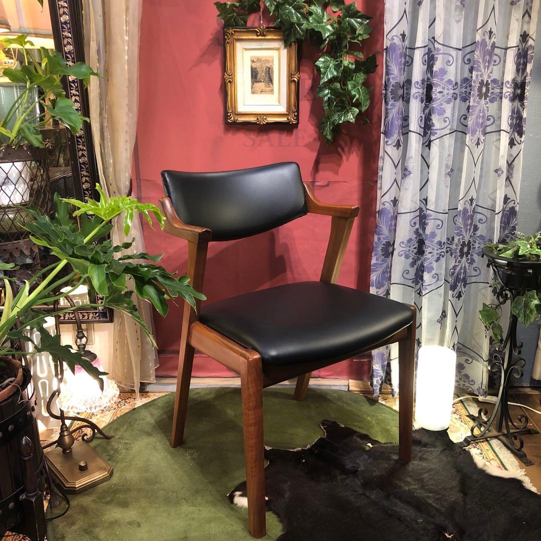 あり 美品　AL 2スタイリッシュモダン北欧ST セミショートアームチェア