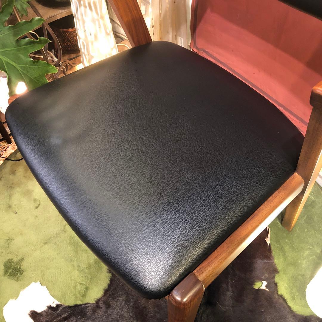 あり 美品　AL 2スタイリッシュモダン北欧ST セミショートアームチェア