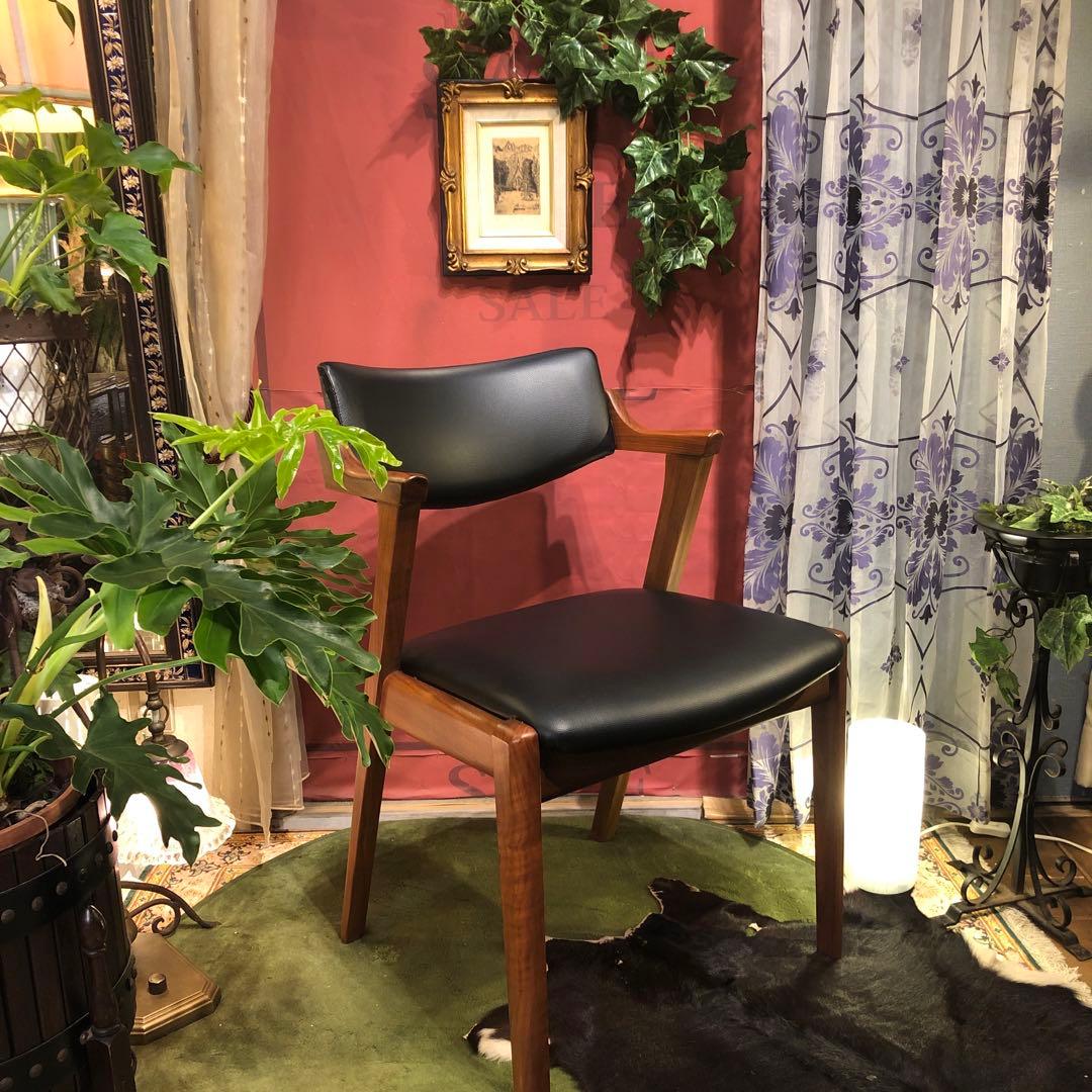 あり 美品　AL 2スタイリッシュモダン北欧ST セミショートアームチェア