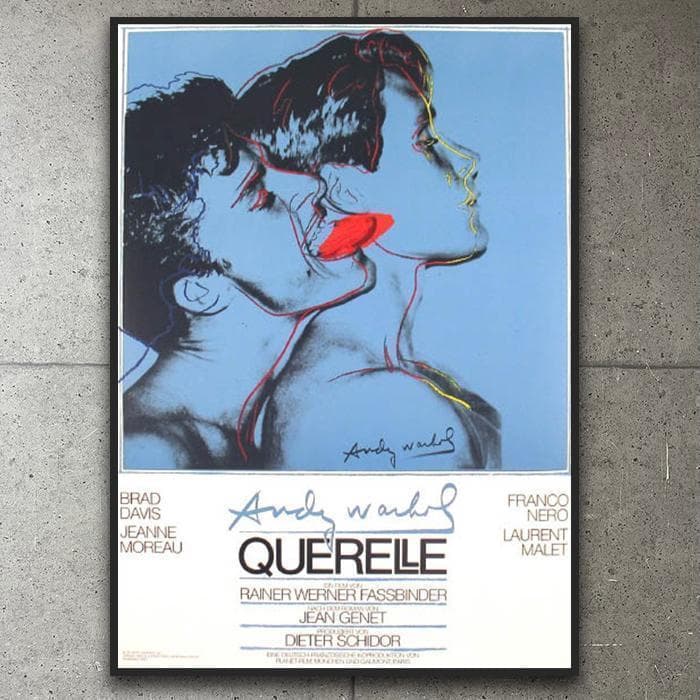 額装済/Querelle/Andy Warhol/ヴィンテージ アートポスター