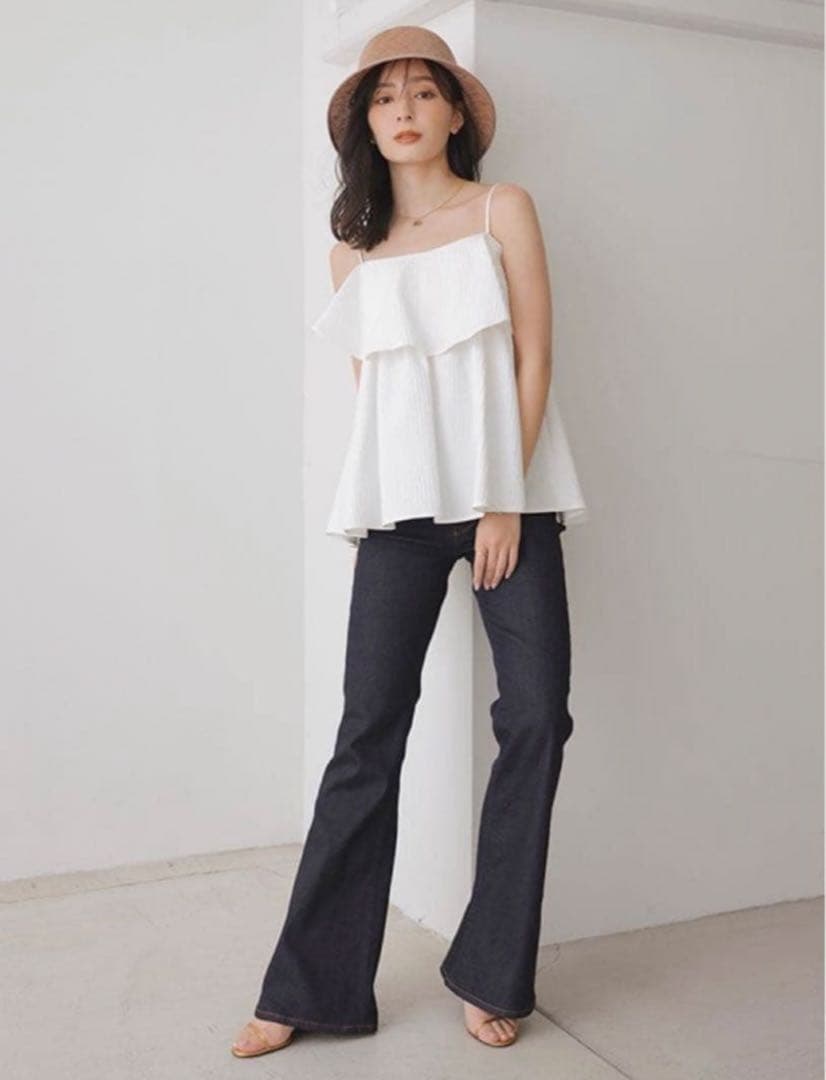 【anuans×YANUK】Boots cut flare denim 22