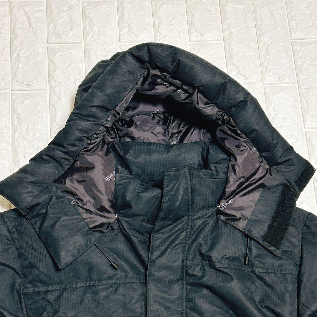 REPUBLIC &CO リパブリック ダウンジャケット ブラック XL メンズ