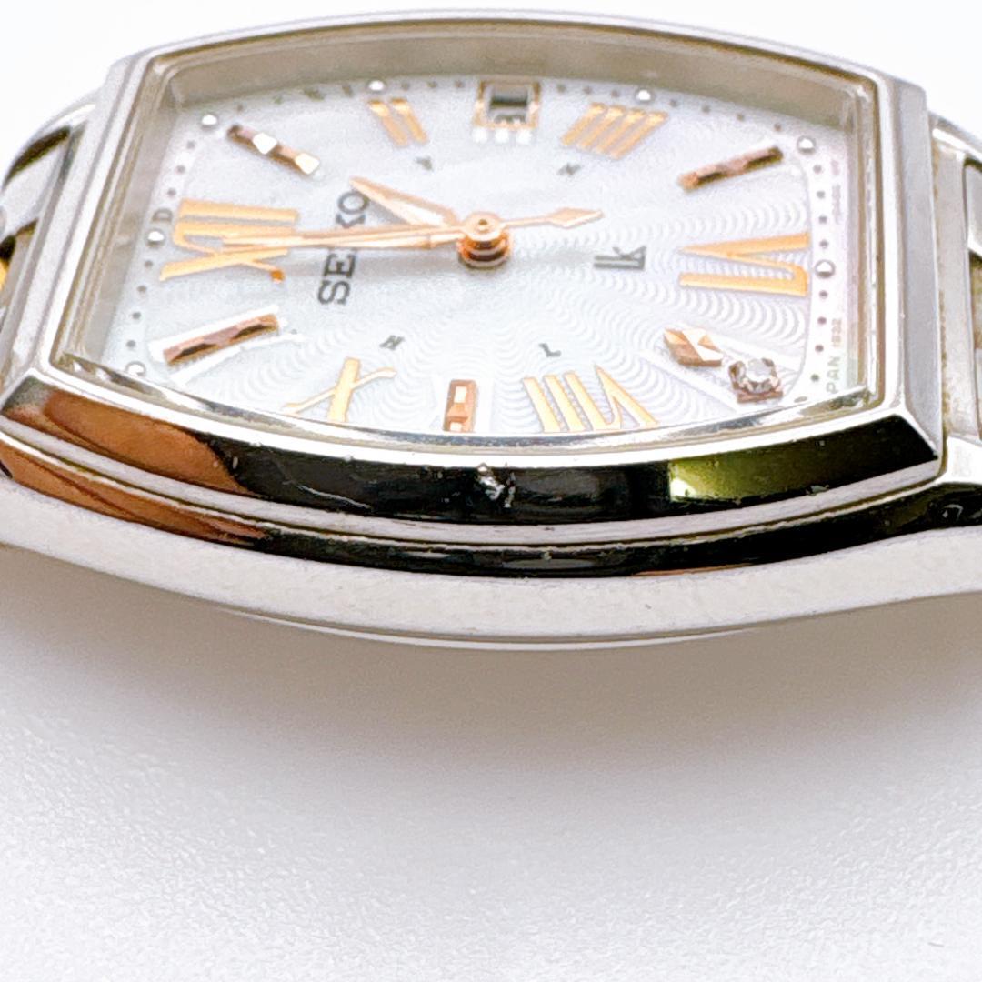 結*様 【SEIKO LUKIA】SSVW117 白蝶貝ダイヤモンド ソーラー電