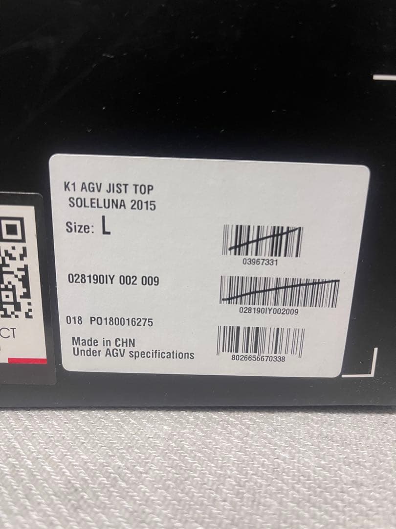 ま*ら様 AGV K1 ソレルナ Ｌサイズ　used