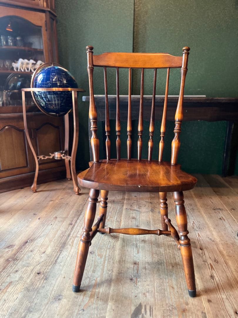 ② ウィンザーチェア インテリア 椅子 昭和レトロ