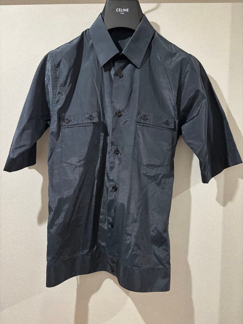 ディオールオム エディスリマン 2007SS 半袖サファリシャツ 38 美品