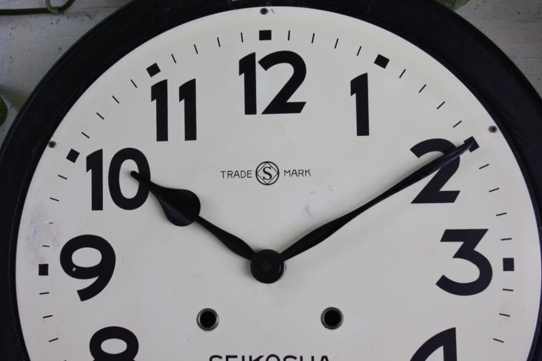 静音 アンティーク 電池式 クオーツ改造 動作品 希少 精工舎