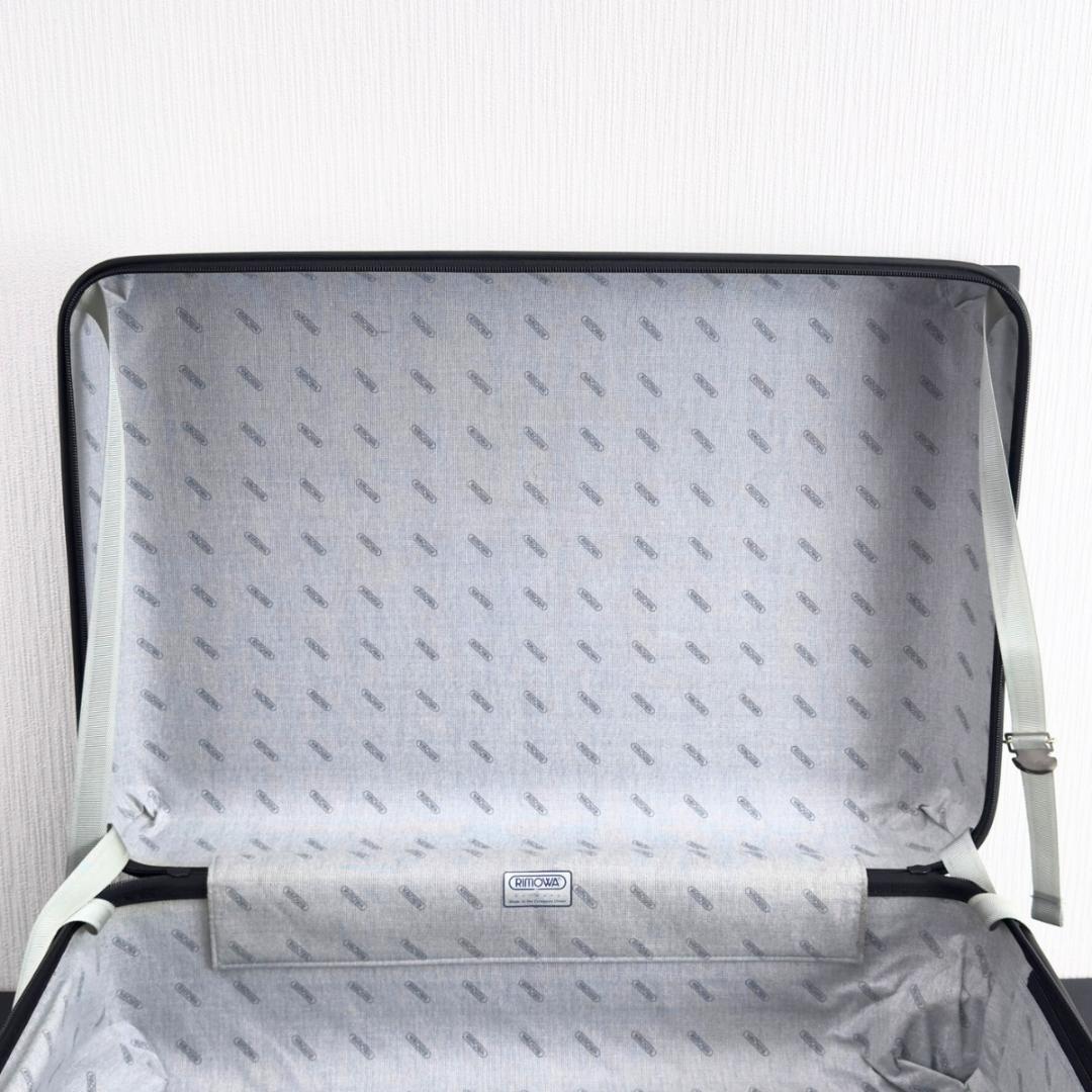 美品 リモワ サルサ 63L 2輪 機内持ち込み TSAロック付属 シルバー系