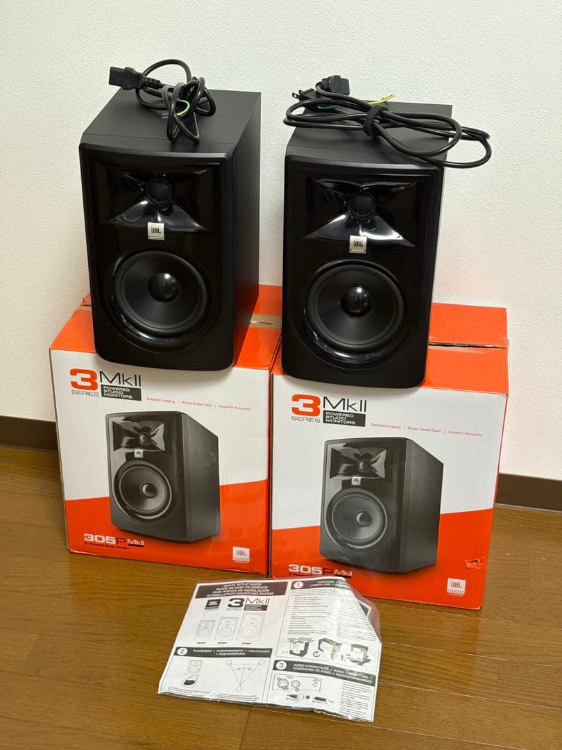 美品 JBL 305P MkII セット