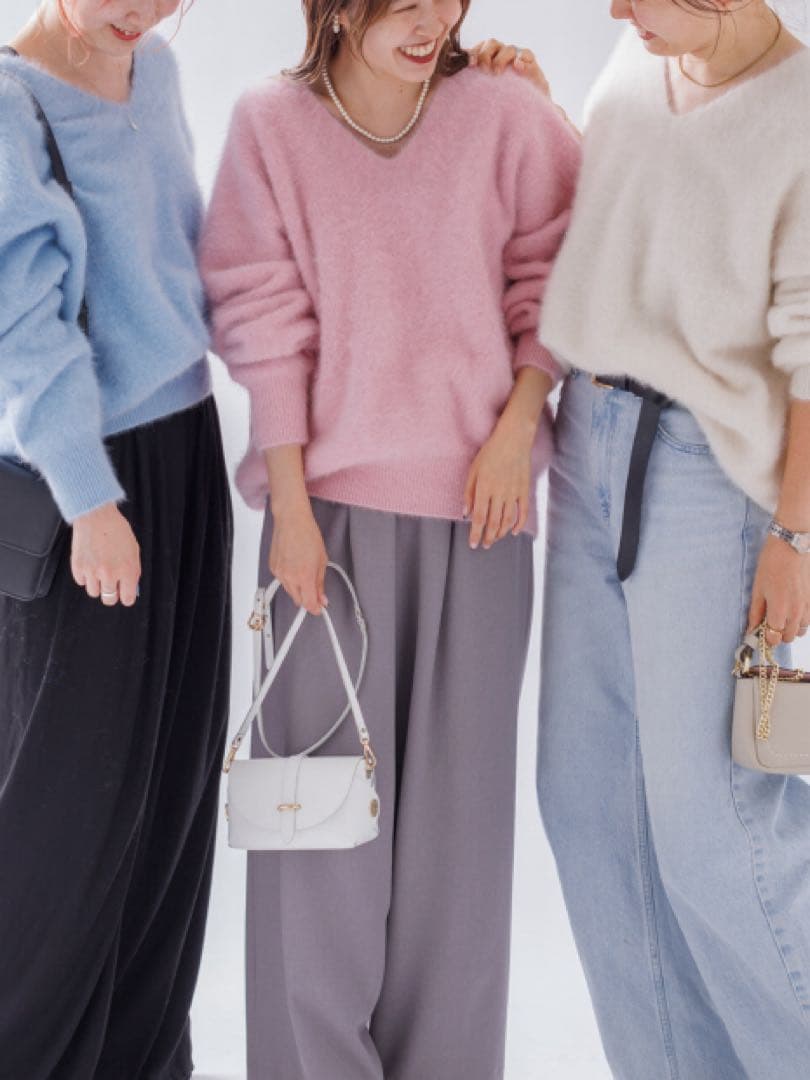 Rouge vif la cle FOX カシミア ニット