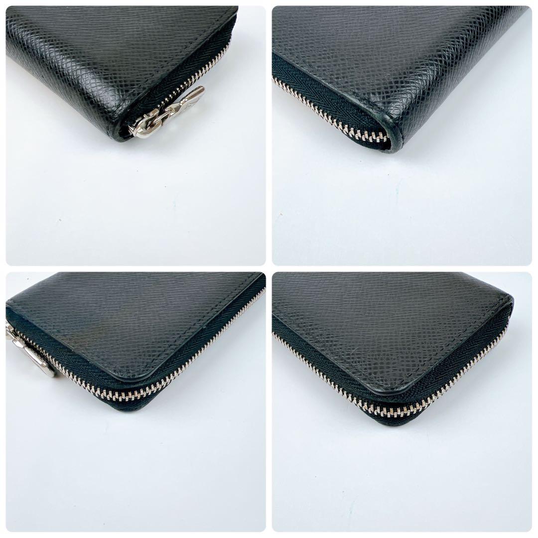 未使用保管品 ルイヴィトン タイガ ジッピーパース ブラック ケース