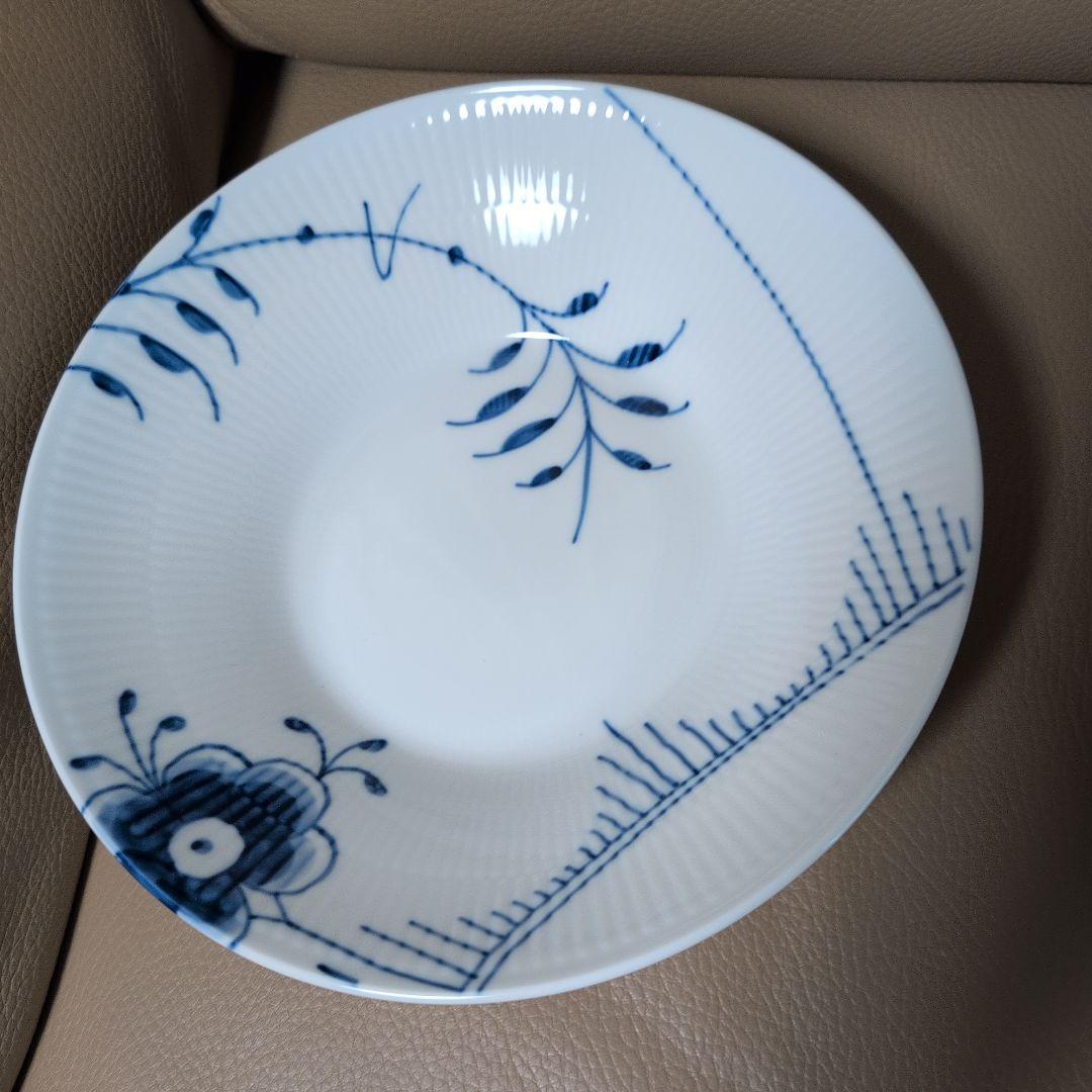 ロイヤルコペンハーゲン ブルーフルーテッド メガ ディープ 24cm×　６枚