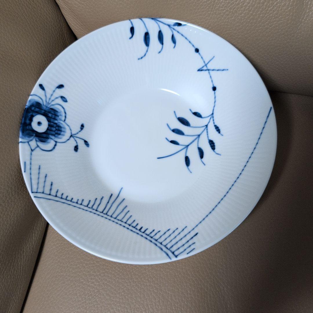 ロイヤルコペンハーゲン ブルーフルーテッド メガ ディープ 24cm×　６枚