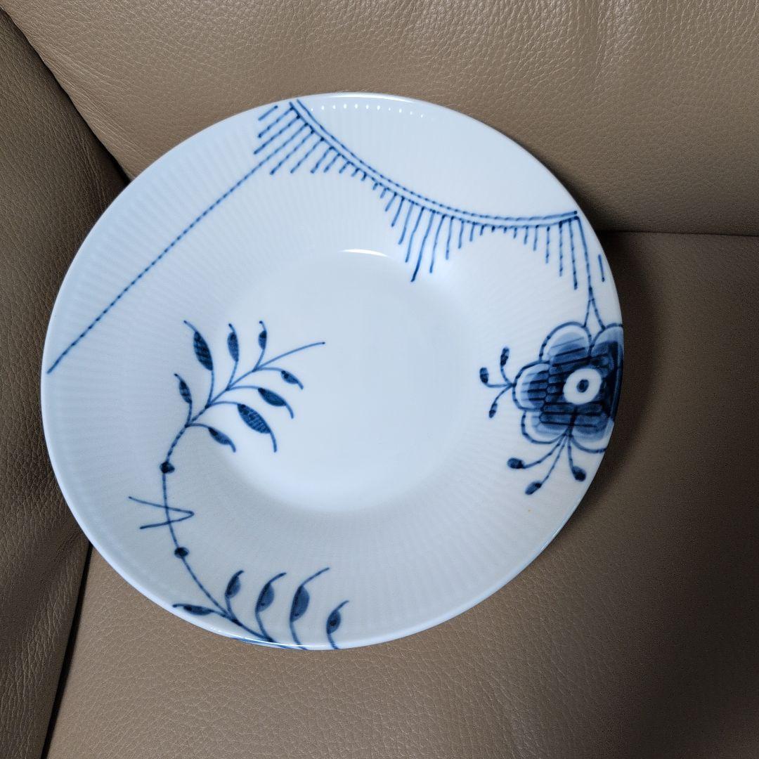 ロイヤルコペンハーゲン ブルーフルーテッド メガ ディープ 24cm×　６枚